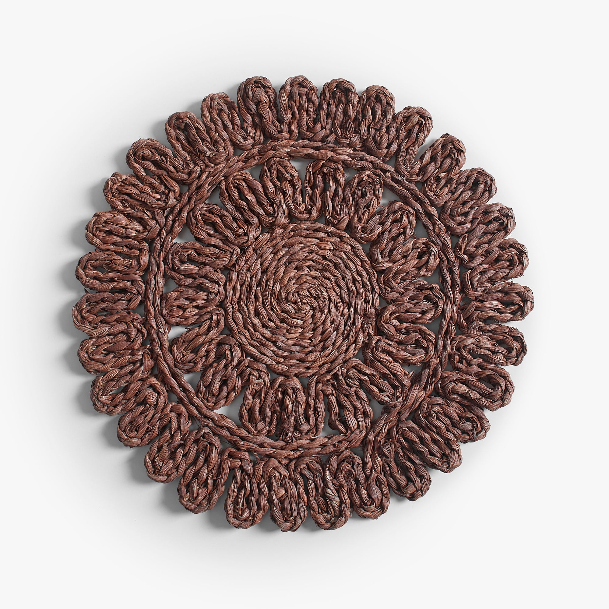 Circorn 13.8" Flower Woven Placemats Set of 4
